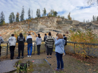 Der imposante Granitsteinbruch