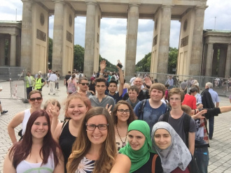 GTK9 vor dem Brandenburger Tor